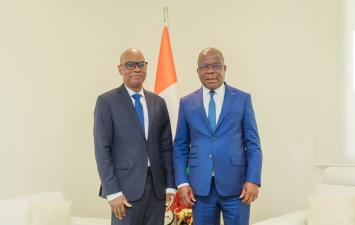 DG PITCHE MEET MINISTER OF HEALTH OF COTE D'IVOIRE